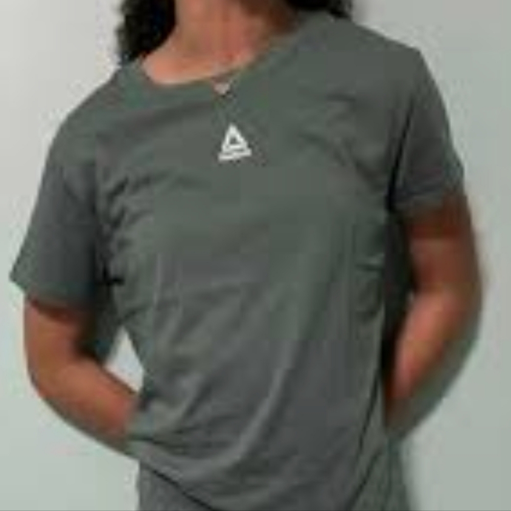Reebok Men's 2XL XXL Green T-Shirt Preloved Gym Basketball Tennis Yoga Fall Tee